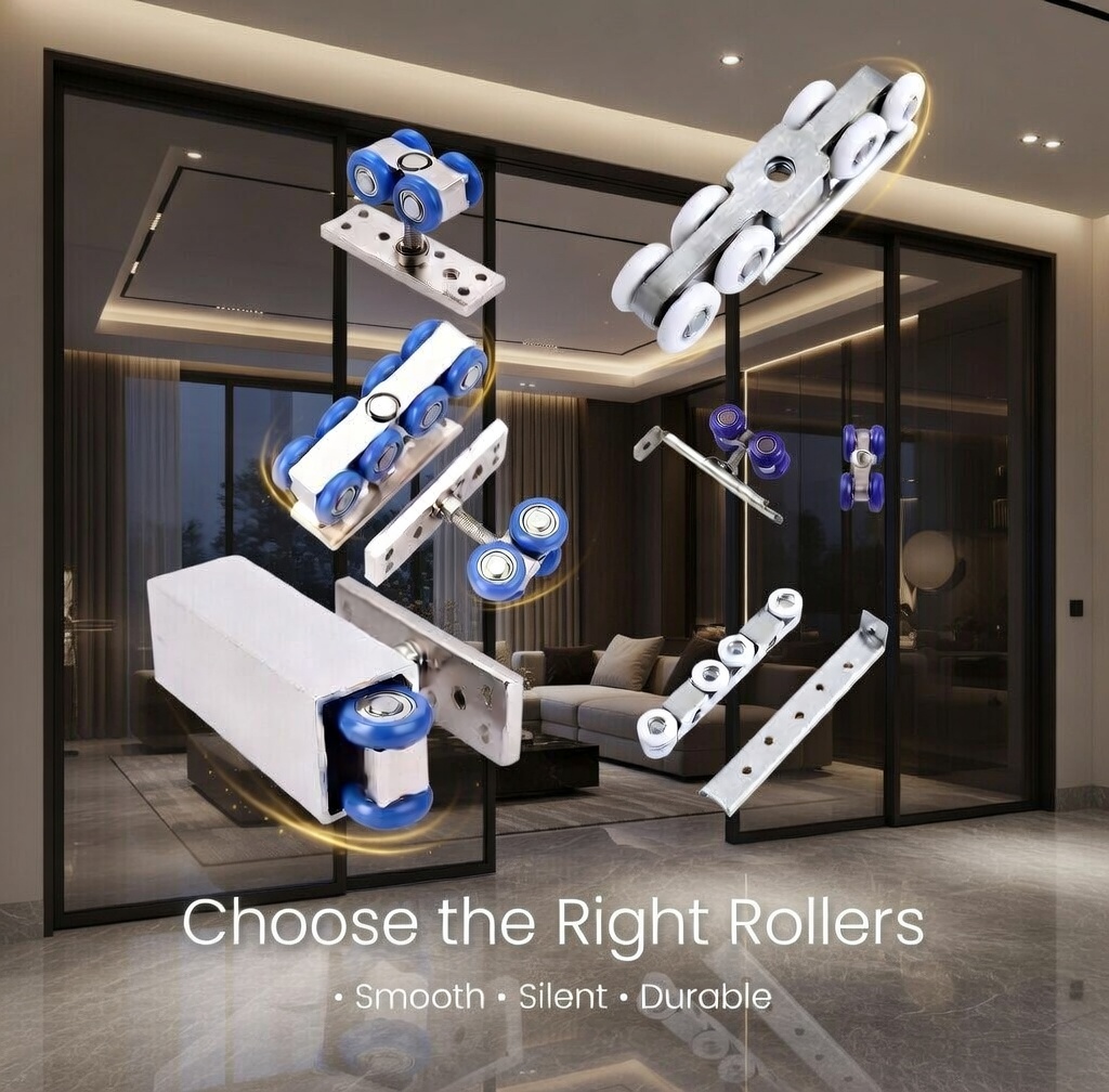  Ako si vybrať valčeky na posuvné dvere do dutín v roku 2026: Kompletná príručka pre kupujúceho